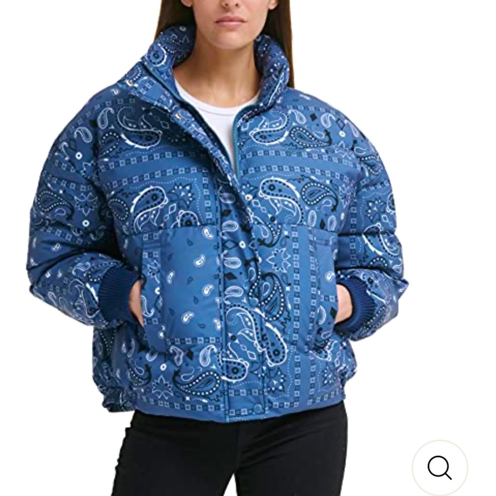 Utility Jacket Womens Levis Long Cinch Waist Cargo Utility Coat